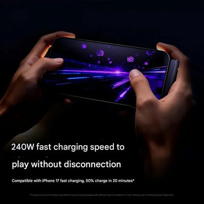 2-in-1 Cable 240W Fast Charging with Phone Stand