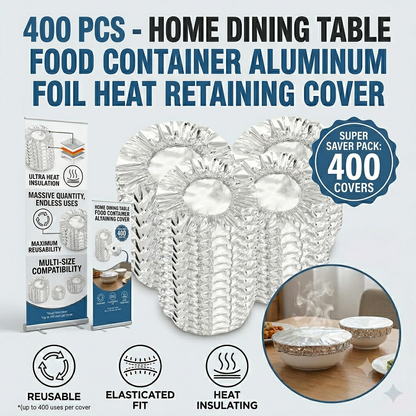 50,000+ Sold - Velnok Aluminum Foil Food Cover