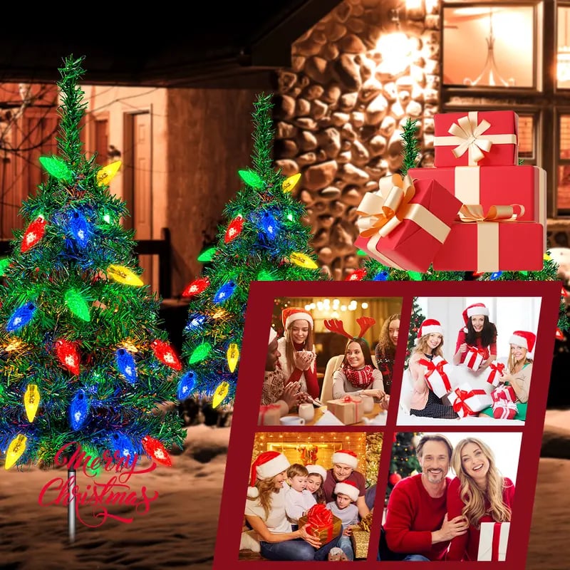 🎄Early Christmas Deal 🎁 4-in-1 Aurora Haven Solar Powered Christmas Tree