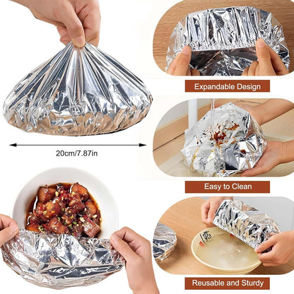 50,000+ Sold - Velnok Aluminum Foil Food Cover