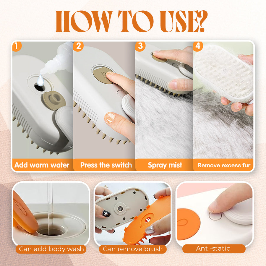 Velnok™ PetAura Pet Grooming Brush