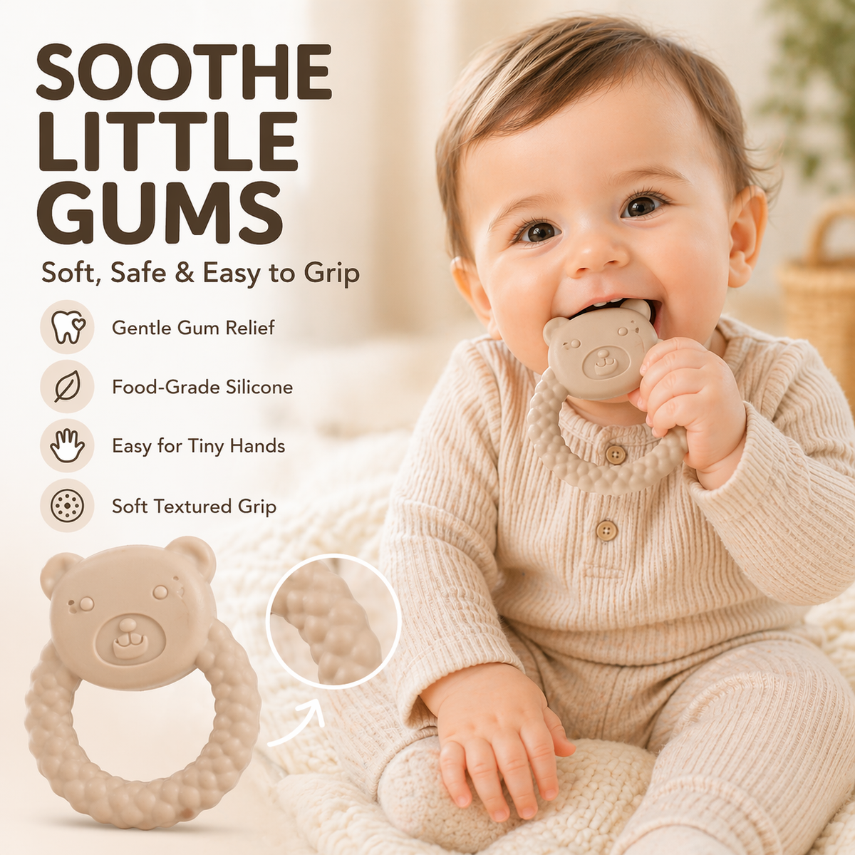 Baby Teether-Soothe Every Bite, Calm Every Cry