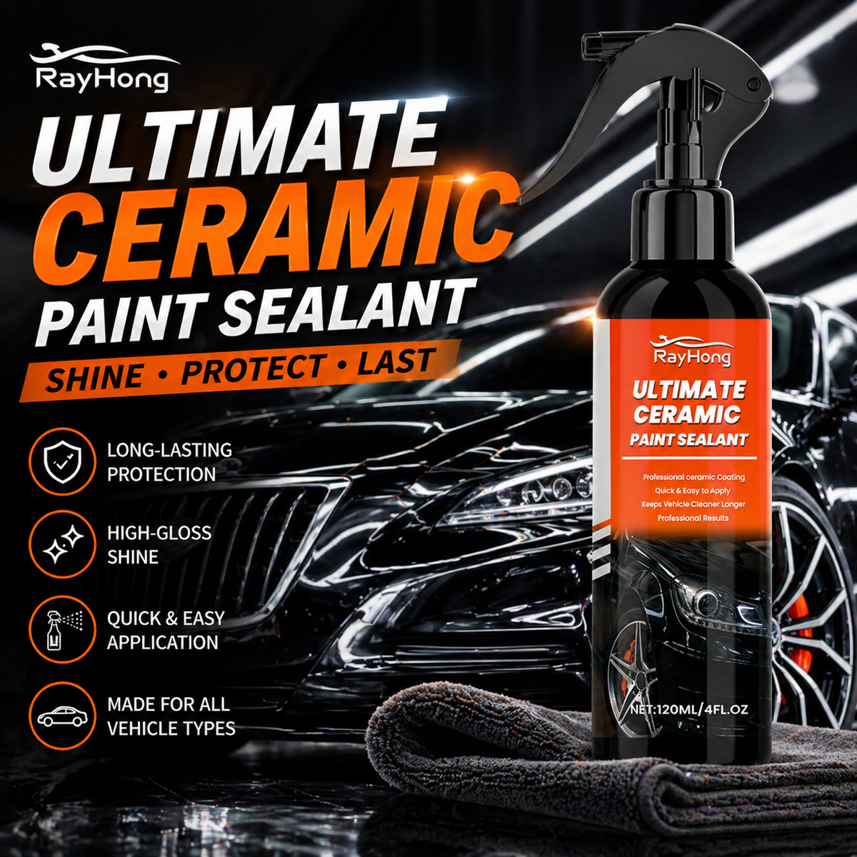 Ultimate Ceramic Paint Sealant – Shine & Protect