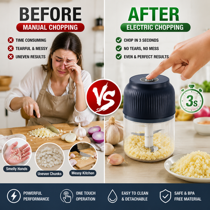 🔥50% off on the last day| 😩 Still Chopping Garlic by Hand? This Kitchen Gadget Does It in 3 Seconds
