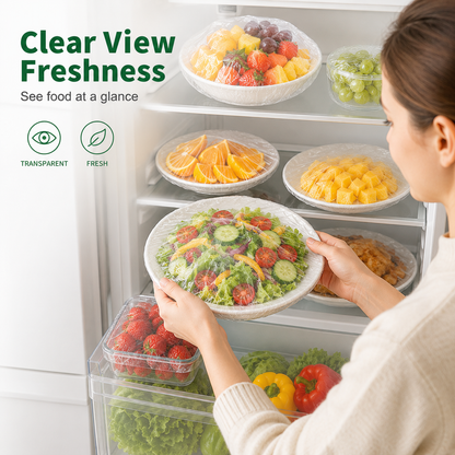 ⏳LAST DAY SALE 50% OFF🔥Velnok® Disposable Stretch Food Covers for Bowls & Plates