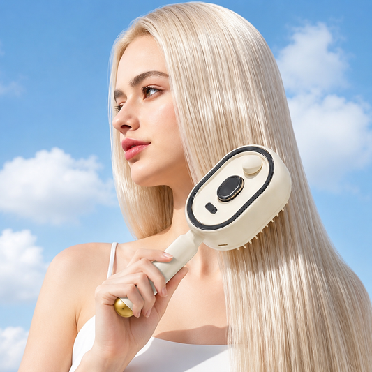3-in-1 Mist Hair Brush – Smooth Frizz, Knots & Dry-Looking Hair Fast