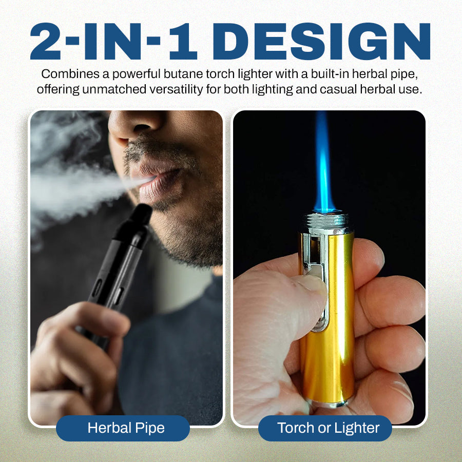 Deluxe Pipe Lighter Set for Men