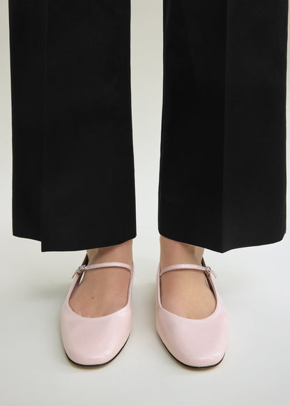 Slingback naplack mary janes flamingo