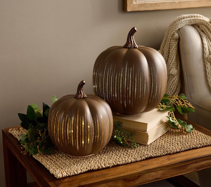 👻Halloween Sale 49% OFF👻Valerie's Starry Harvest Pumpkin: Limited Edition with Starry Night Design & Celestial Light Show