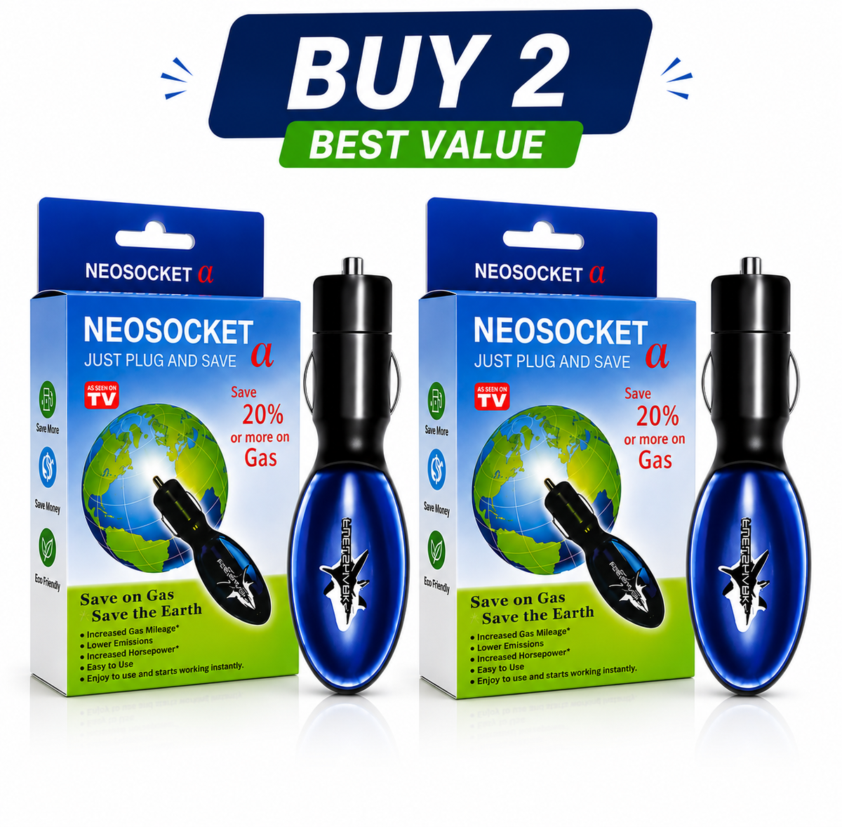 2026 Upgrade Fuel Saver Device for Car, Truck, Diesel Vehicles