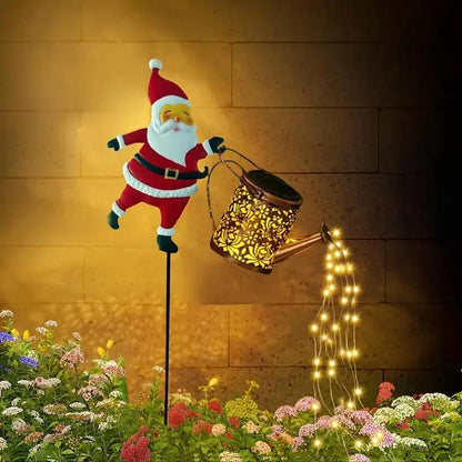 🎄 Early Christmas Sale 🎅 49% OFF - Solar-Powered Santa Claus Garden Stake Kettle Light