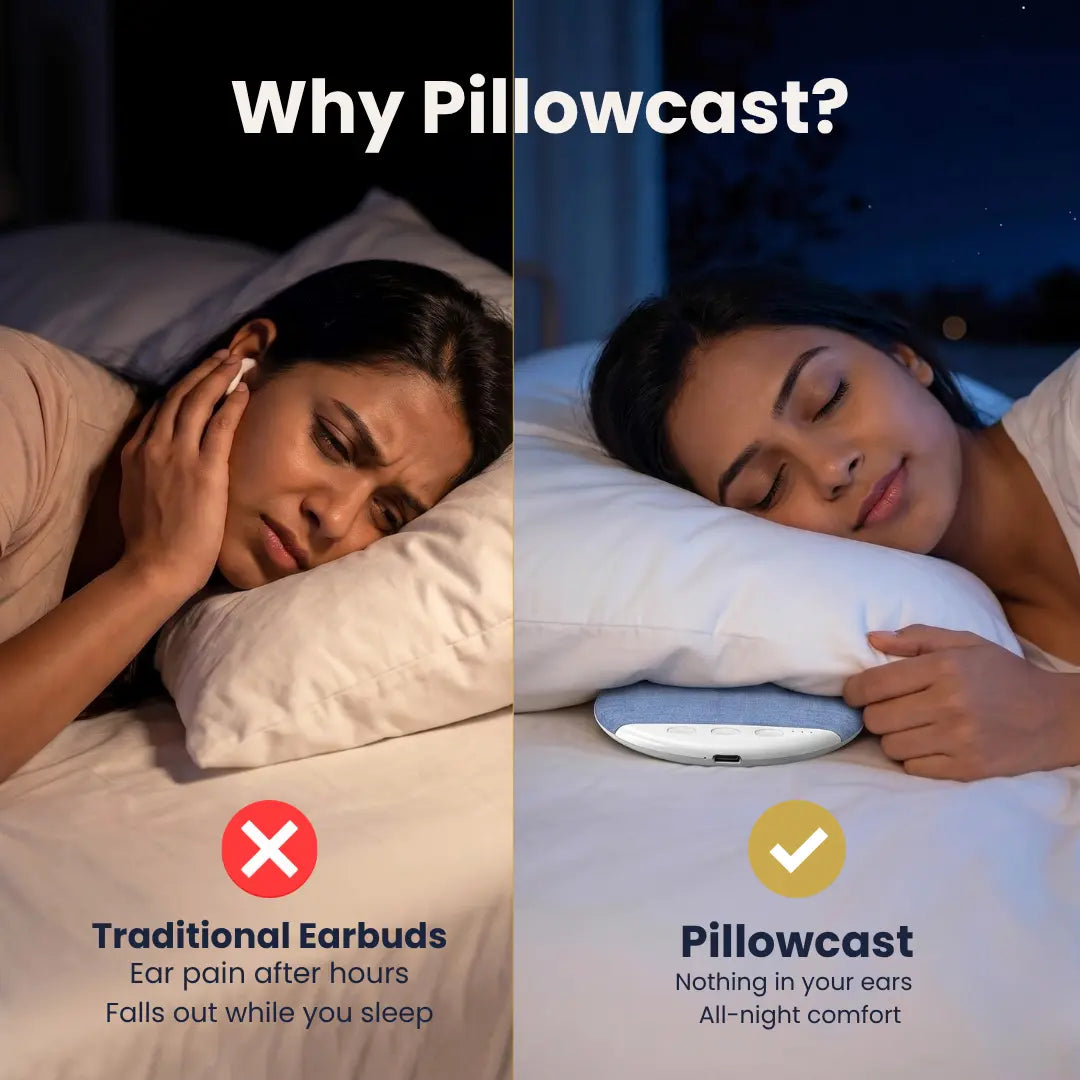 11mm Ultra-Thin Under-Pillow Bluetooth Speaker for Private Sleep Audio