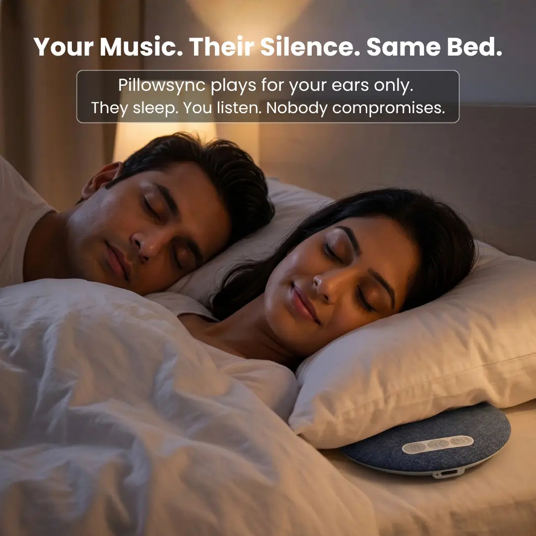 11mm Ultra-Thin Under-Pillow Bluetooth Speaker for Private Sleep Audio