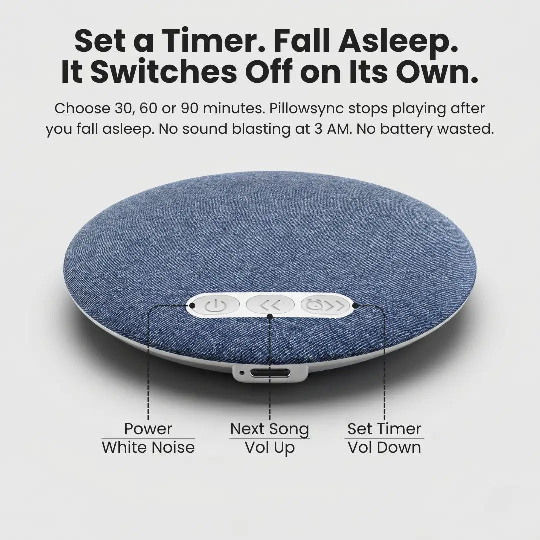 11mm Ultra-Thin Under-Pillow Bluetooth Speaker for Private Sleep Audio